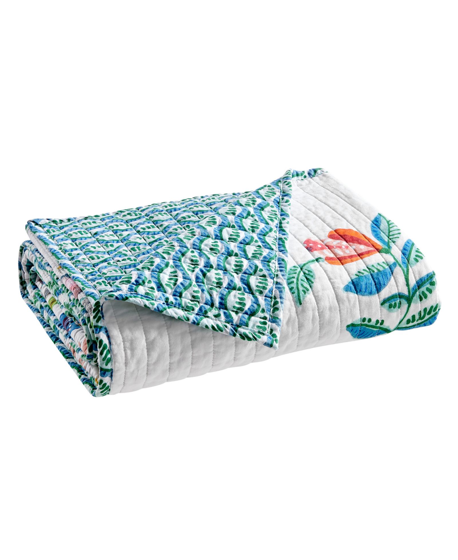 Двустороннее стеганое покрывало Levtex Danika, 50x60 дюймов