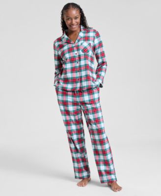 Holiday Lane Женский चीजोंкий клетчатый хлопковый пиWMNDA pajama set