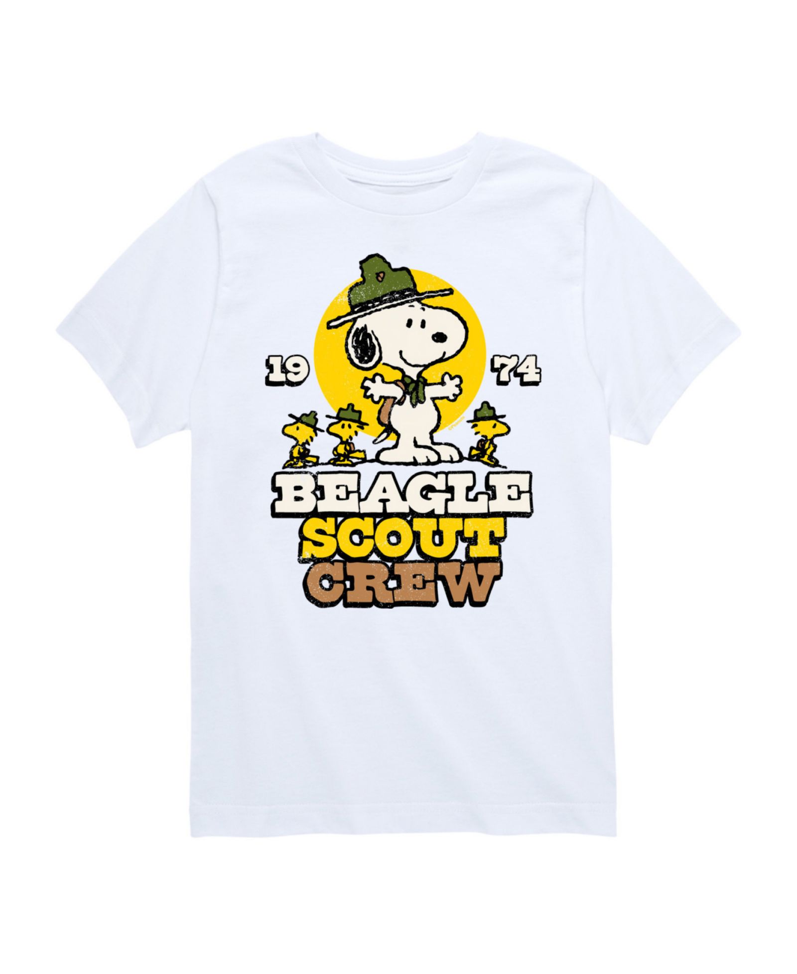 Детская футболка Peanuts Beagle Scout Crew Graphic