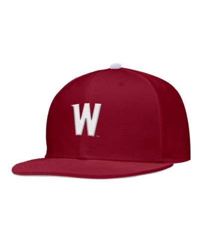Nike Men's Crimson Washington State Cougars On-Field Baseball Performance Fitted Hat