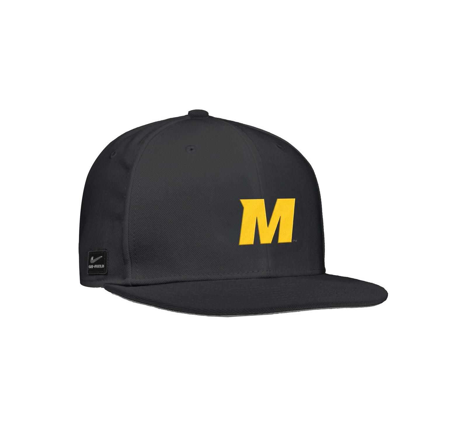 Мужская бейсболка Nike Missouri Tigers On-Field Baseball Performance Fitted Black