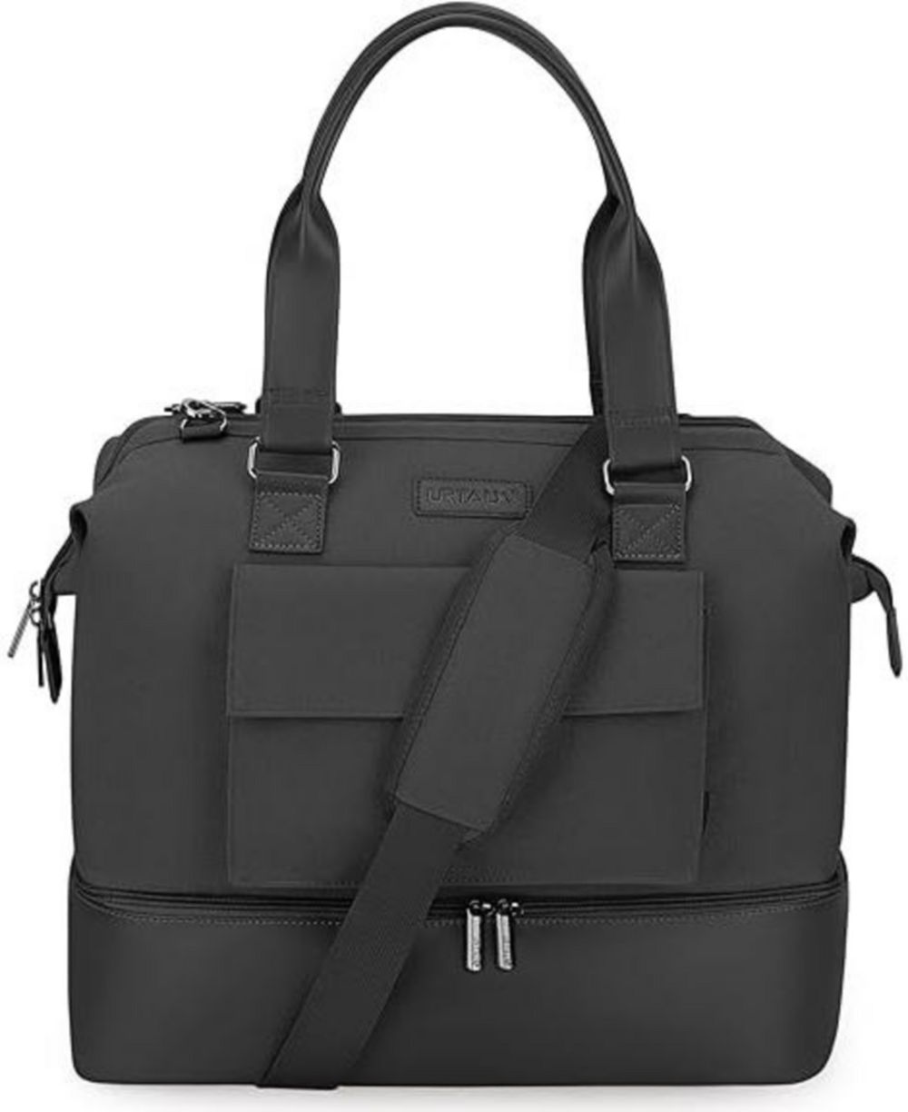Urtala Weekender Bags for Women Men Travel Duffle Bag with Shoes Compartment Carry On Duffel Bag Overnight Bag Gym Bag Hospital Bag