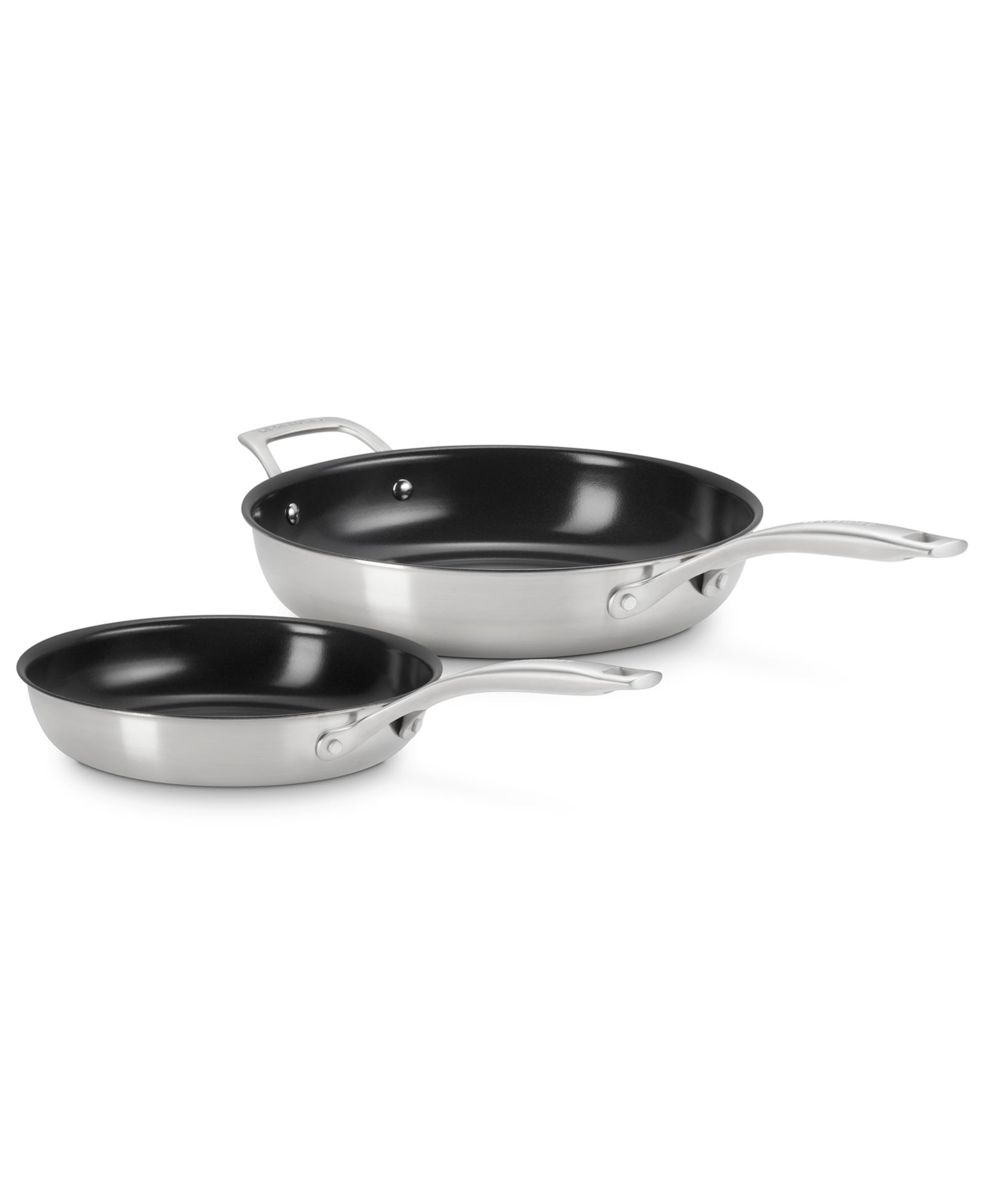 Le Creuset набор из 2 сковородок Essential из нержавеющей стали с антипригарным покрытием