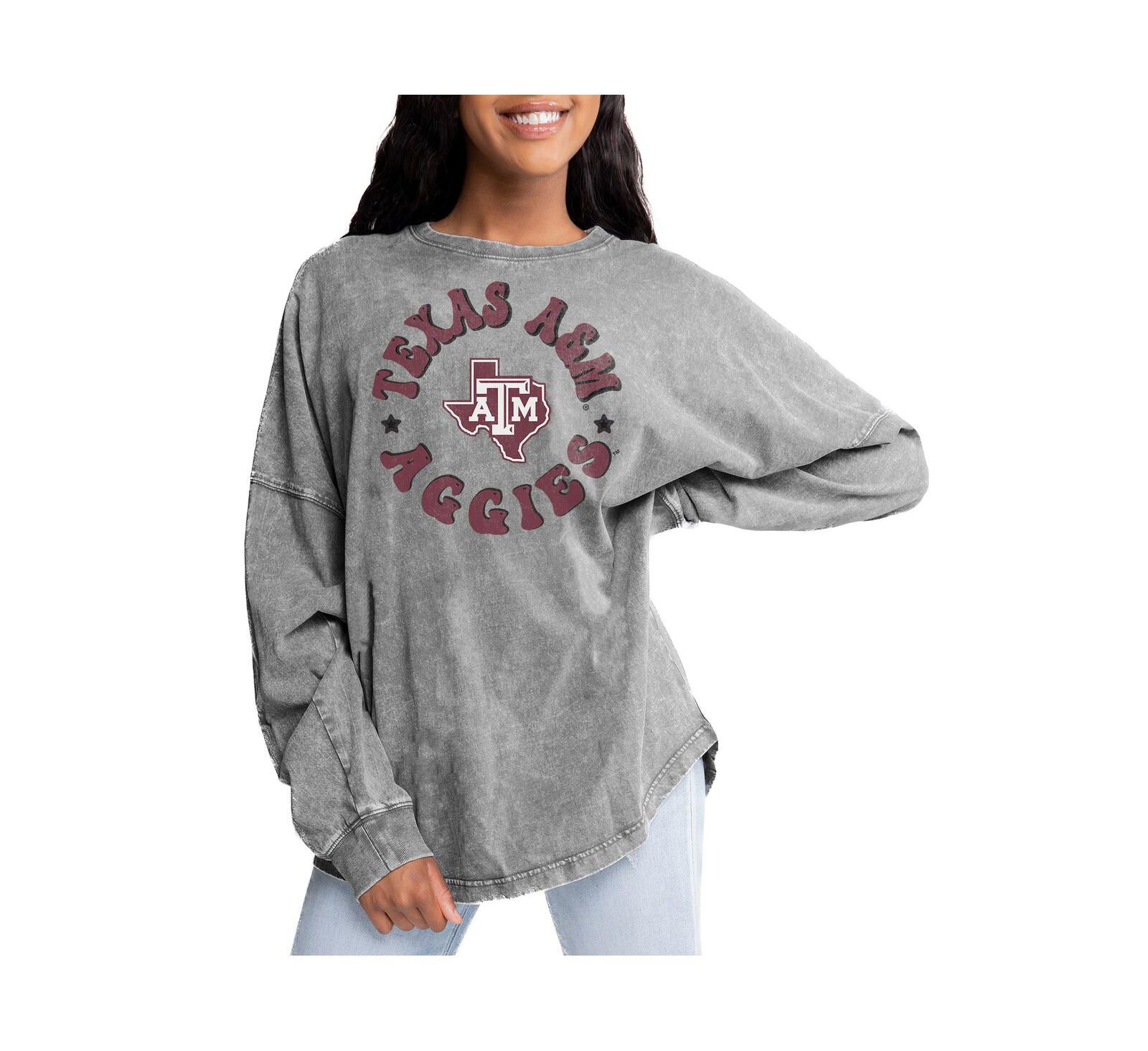 Женская оверсайз футболка Gameday Couture Texas A&M Aggies Playing Around Faded Wash