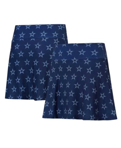 Женская трикотажная ночная юбка-шорты Concepts Sport Dallas Cowboys в цвете Navy