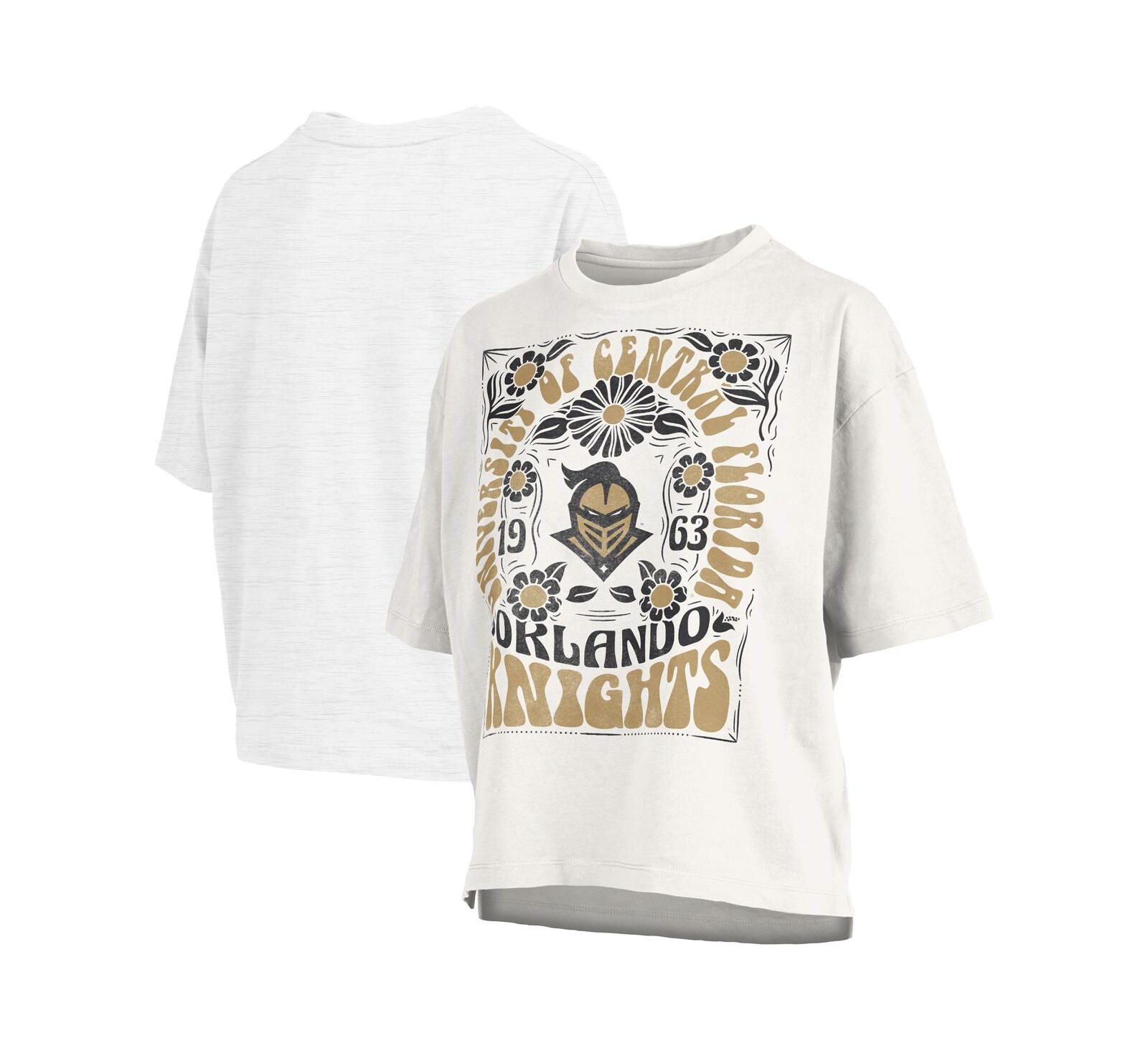 Pressbox Women's White UCF Knights Harmony Oversized T-Shirt