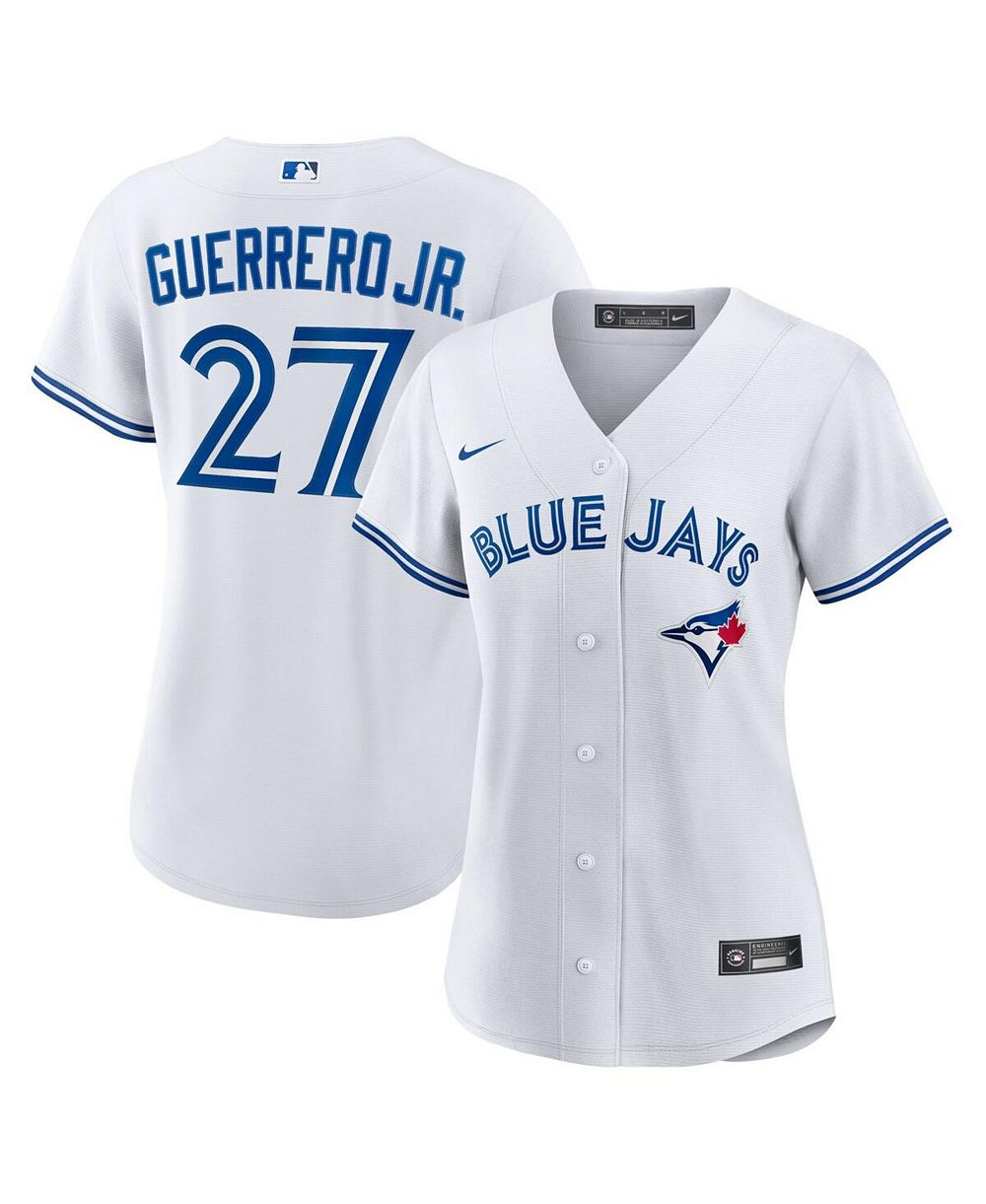 Nike Женская джерси Toronto Blue Jays Home Replica Player Vladimir Guerrero Jr. White