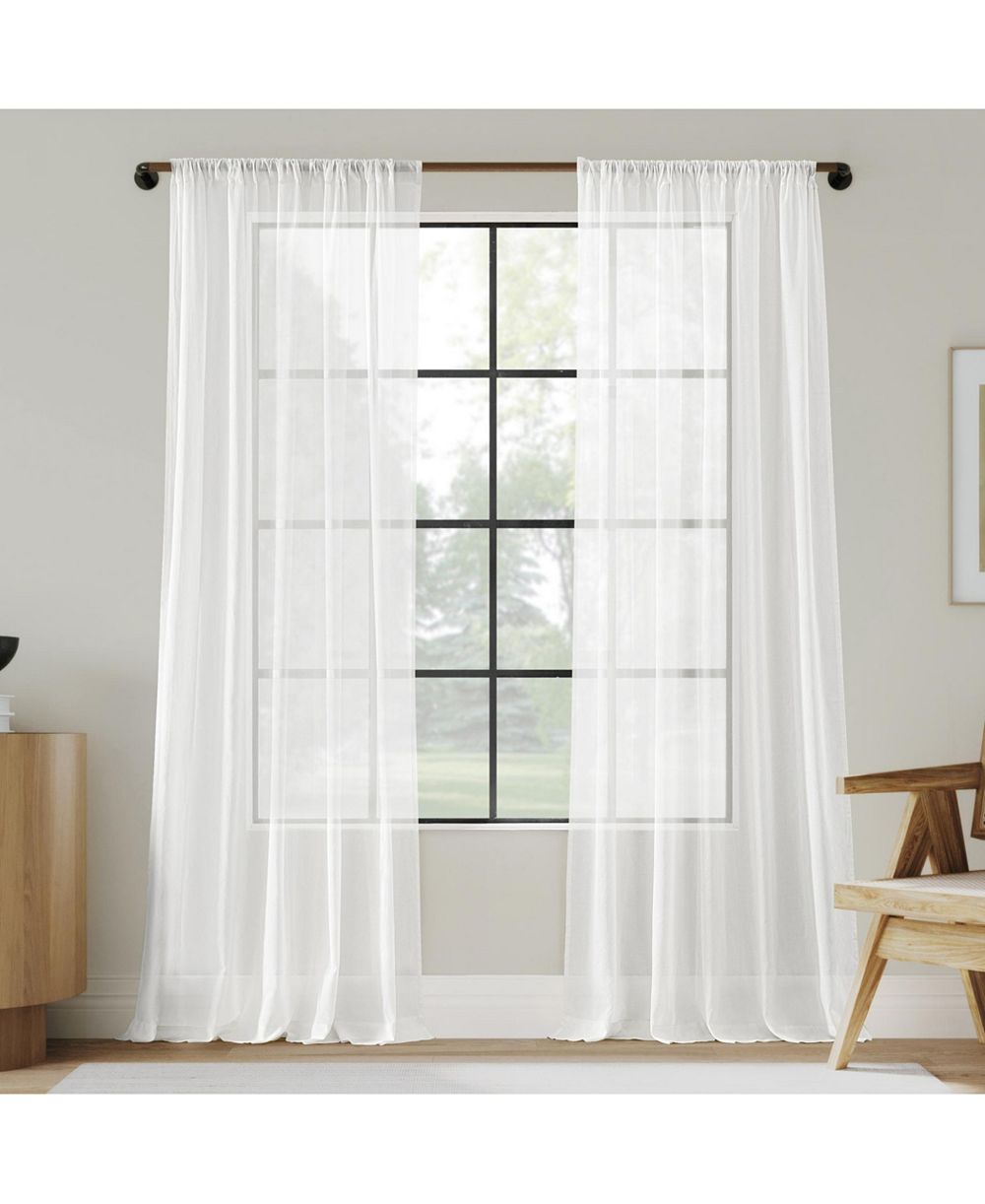 Шторная панель Indigo Road by Egypt Sherrod Nahla 100% Cotton Sheer Rod Pocket