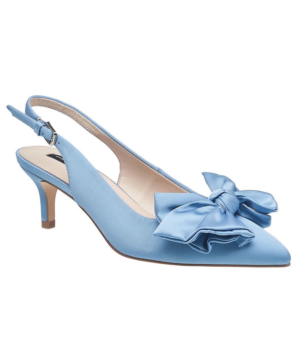 French Connection Ladies Quinnbow Slingback Kitten Heel