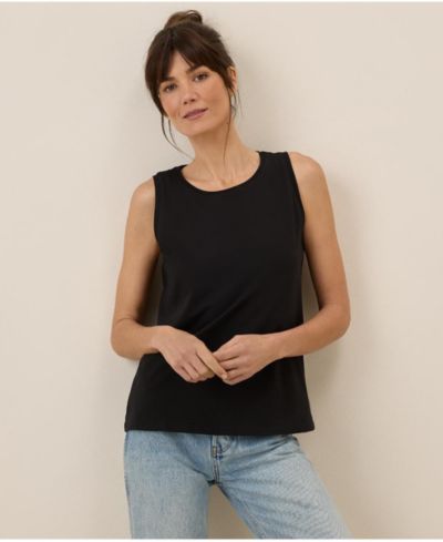 Pact Women's Organic Cotton Softspun High Neck Tank