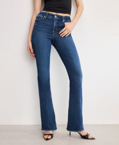 Женские джинсы Good American Soft Tech Good Classic Bootcut, Regular & Plus Size
