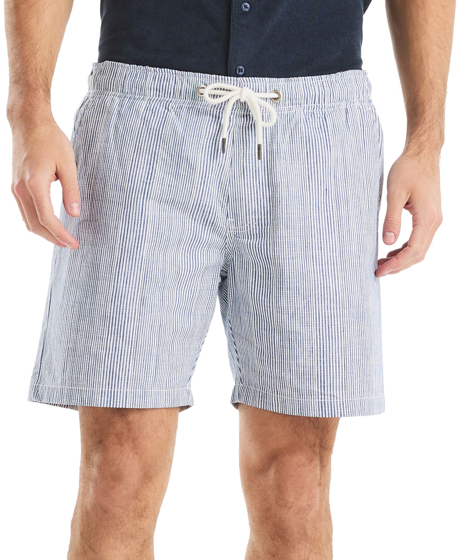 Мужские шорты Nautica 7" Striped Textured Pull-On