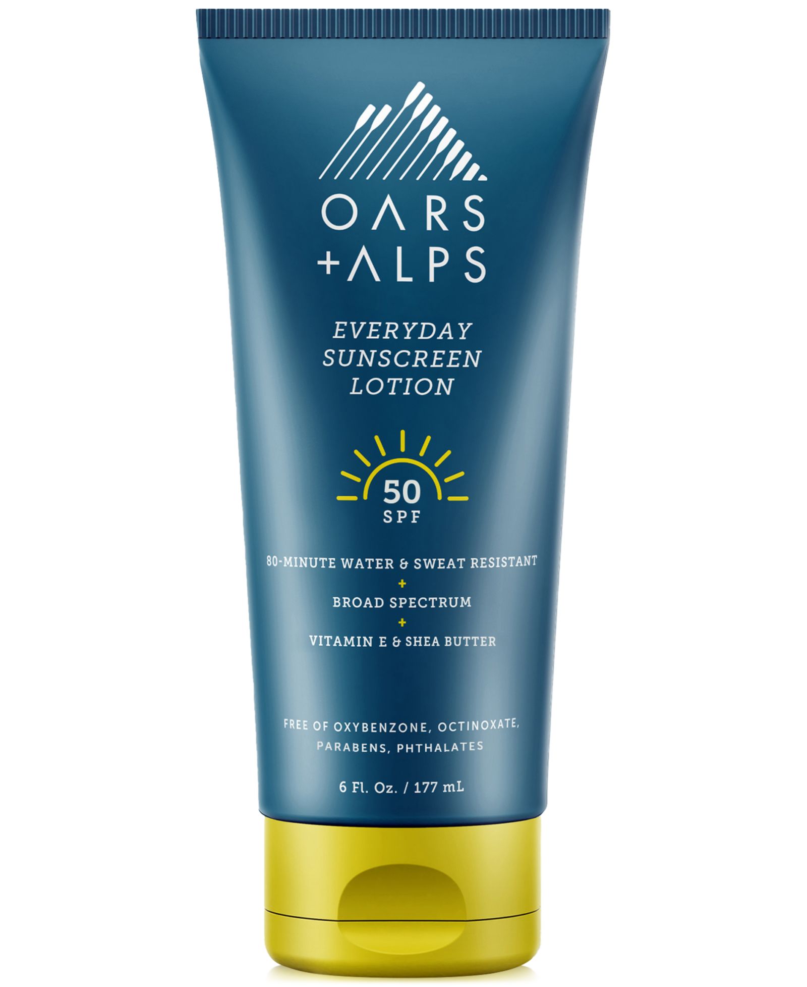 Солнцезащитный лосьон Oars + Alps SPF 50 Classic Everyday, 6 oz.