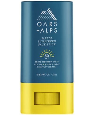 Oars + Alps матовый солнцезащитный стик для лица SPF 50, 0.53 oz.