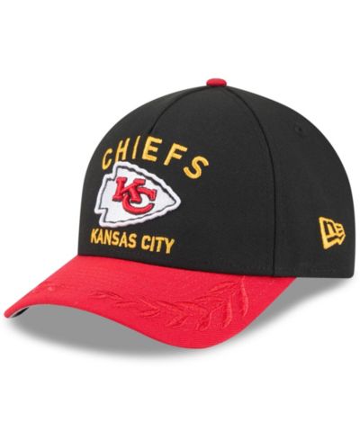 New Era Мужская кепка Kansas City Chiefs 2025 NFL Draft 9FORTY A-Frame M-Crown, черная/красная