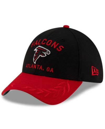 New Era Men's Black/Red Atlanta Falcons 2025 NFL Draft 39THIRTY Flex Hat