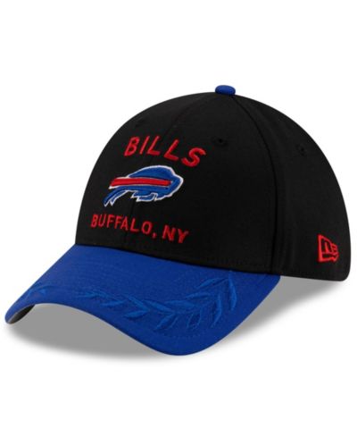 New Era Men's Black/Royal Buffalo Bills 2025 NFL Draft 39THIRTY Flex Hat