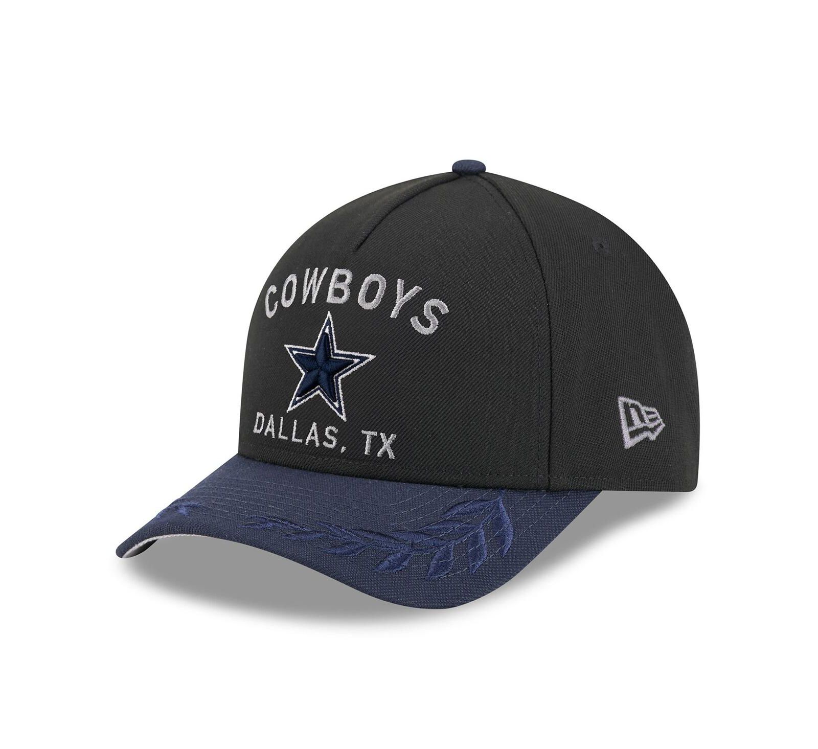 New Era Men's Black/Navy Dallas Cowboys 2025 NFL Draft 39THIRTY Flex Hat