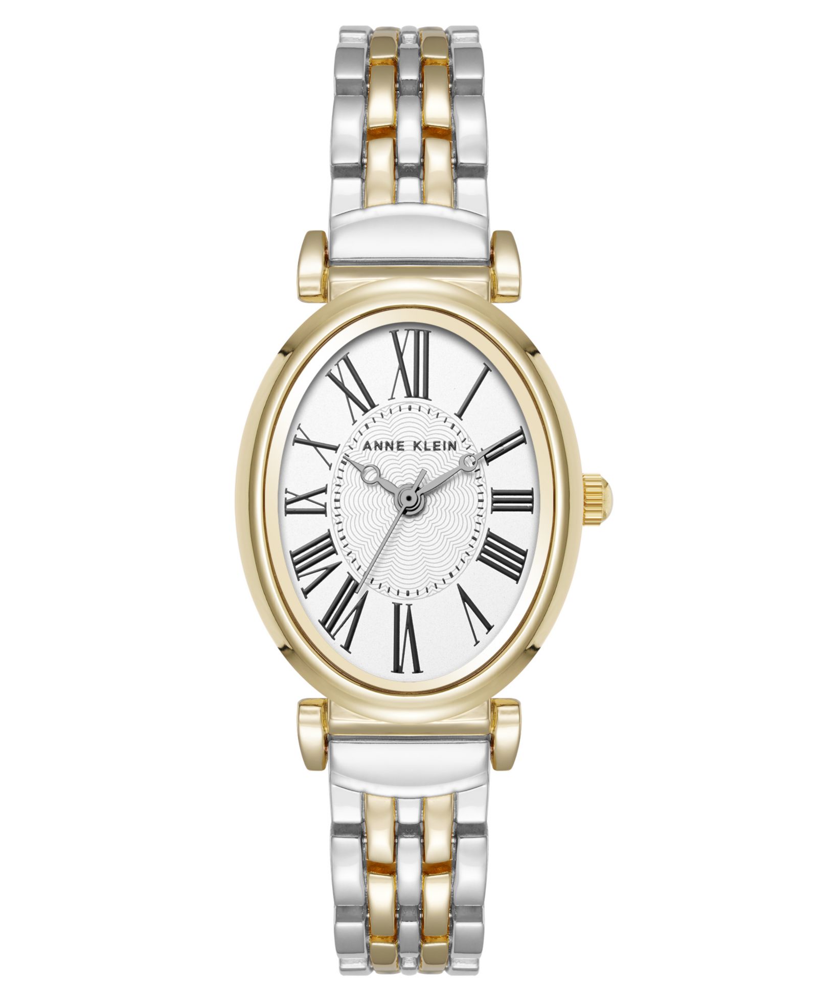 Женские часы Anne Klein Quartz Oval Roman Numeral, 25mm