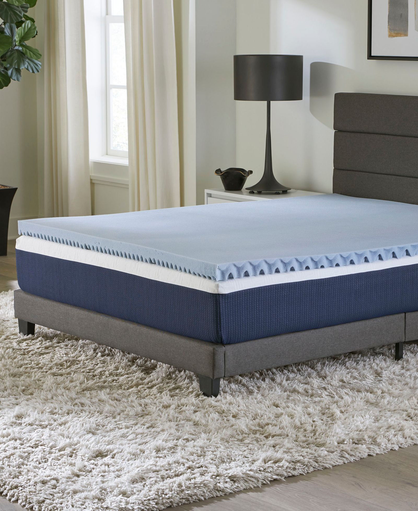 Comfort Tech наматрасник из пены Convoluted Tranquility 2", King