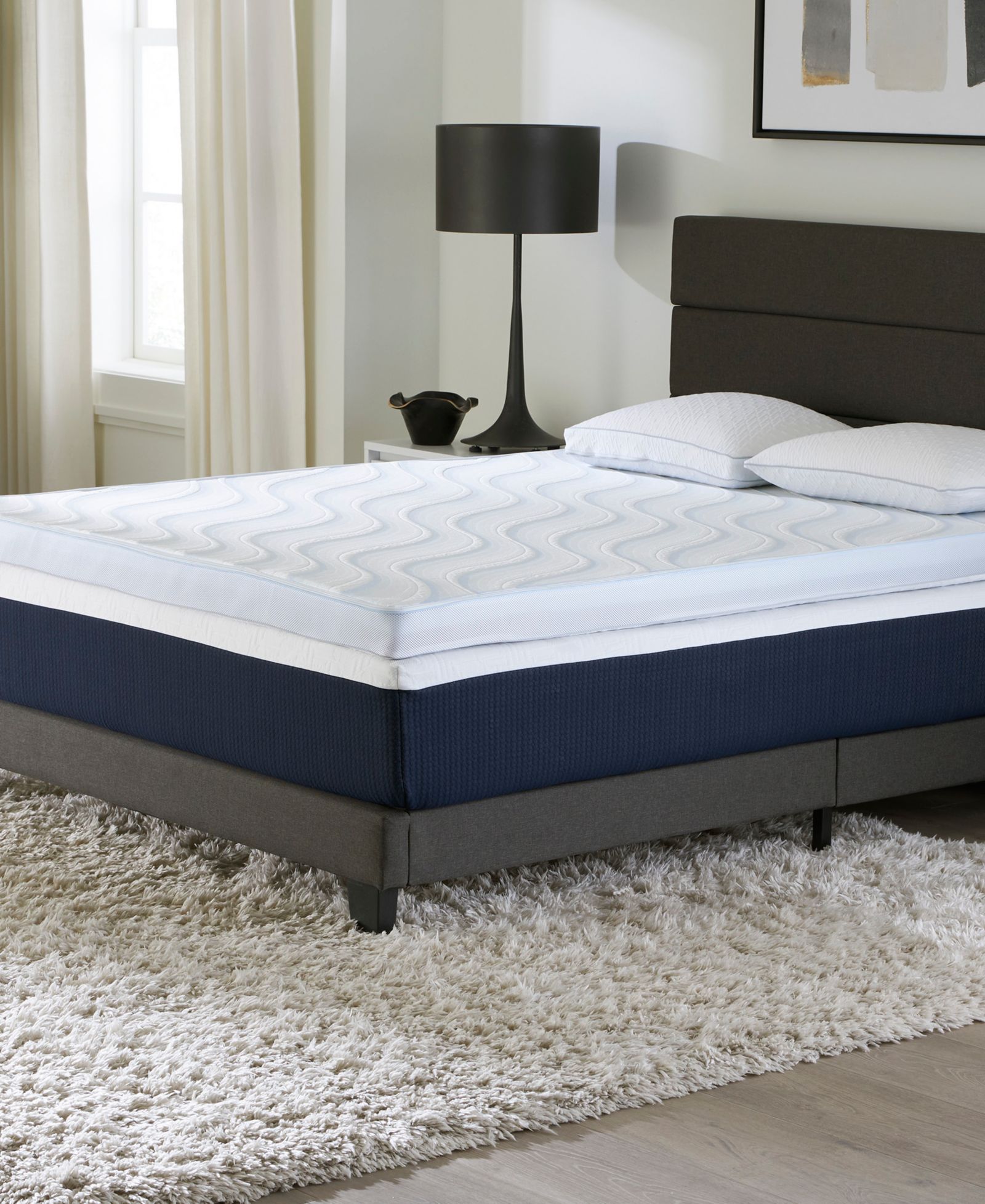 Comfort Tech 3" Dual Comfort Foam Mattress Topper, Queen