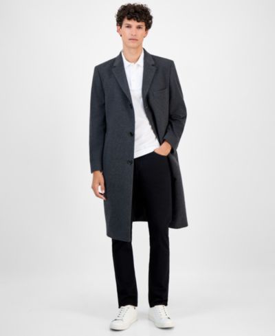 Мужское пальто Michael Kors Classic-Fit Solid Pure Cashmere