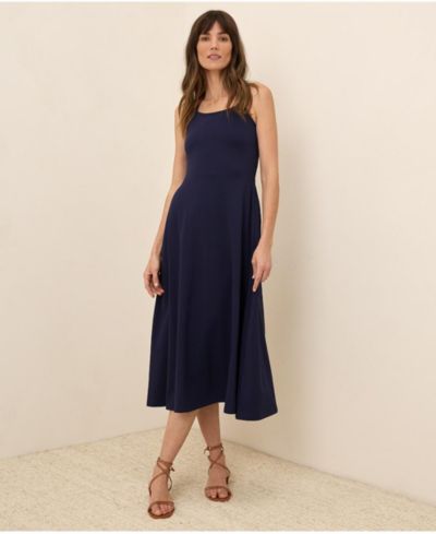Pact Женское платье из органического хлопка Fit & Flare Midi - Shorty