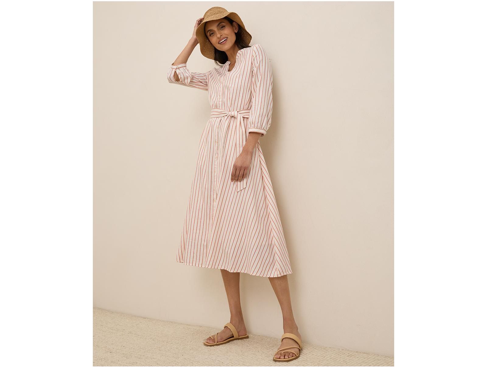 Pact Women's Organic Cotton Sunset Lightweight Cotton Easy Dress