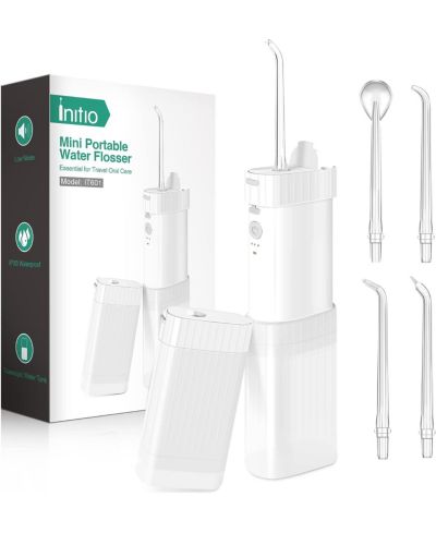 Ирригатор для полости рта HEATDAZ Portable Water Flosser - 4 Nozzle Types, 3 Modes, IPX7 Waterproof, 1100mAh Battery