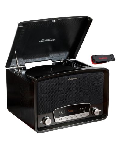 Проигрыватель виниловых пластинок Electrohome 7-in-1 Vintage с Bluetooth, радио, CD, USB и усилителем