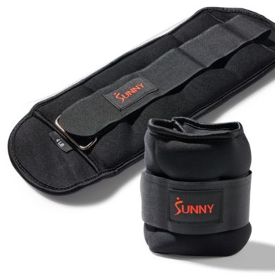 Утяжелители для лодыжек Sunny Health & Fitness 4 lb, Pair, Black