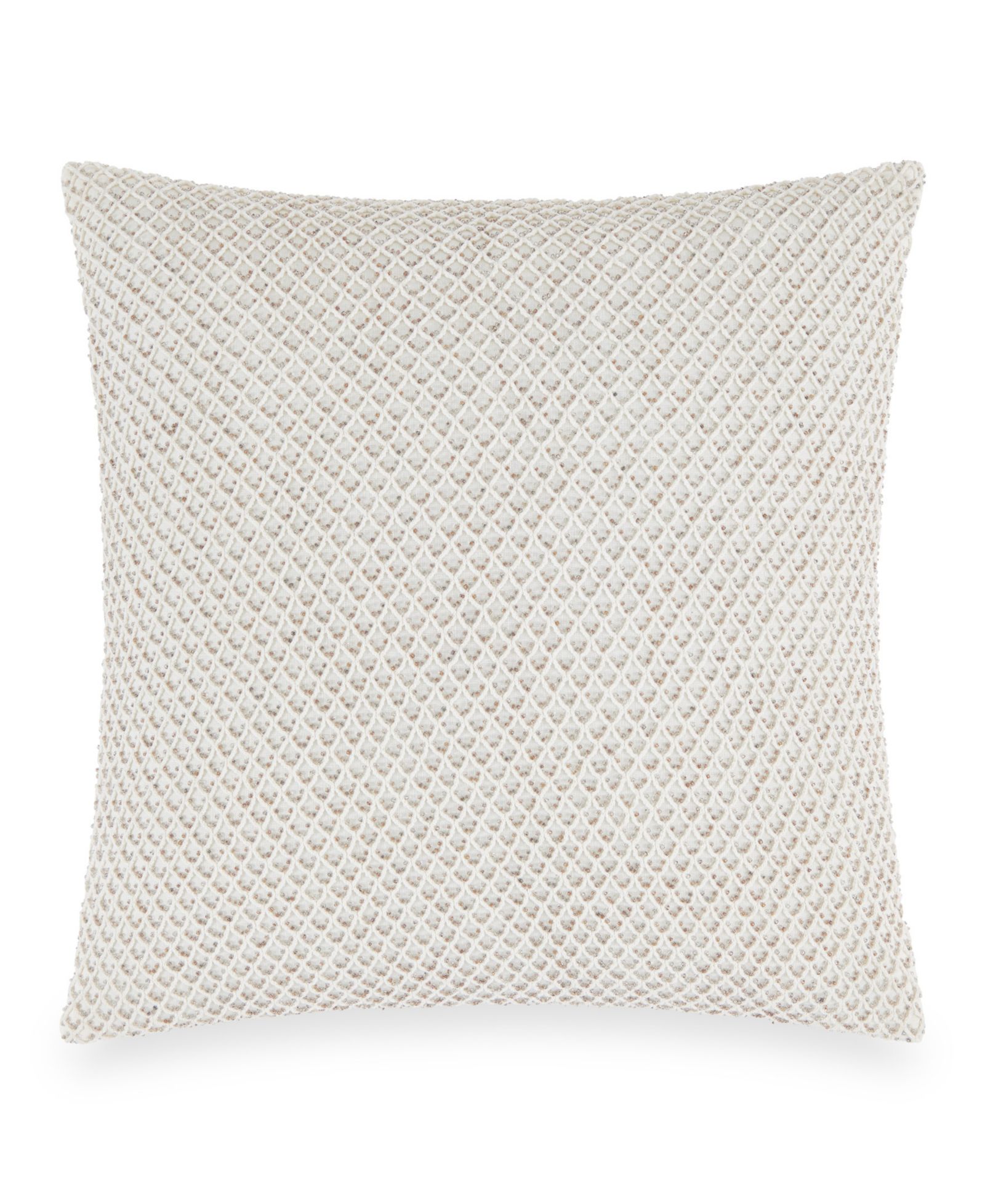 Donna Karan Home Beaded Netting Decorative Pillow, 18" x 18"