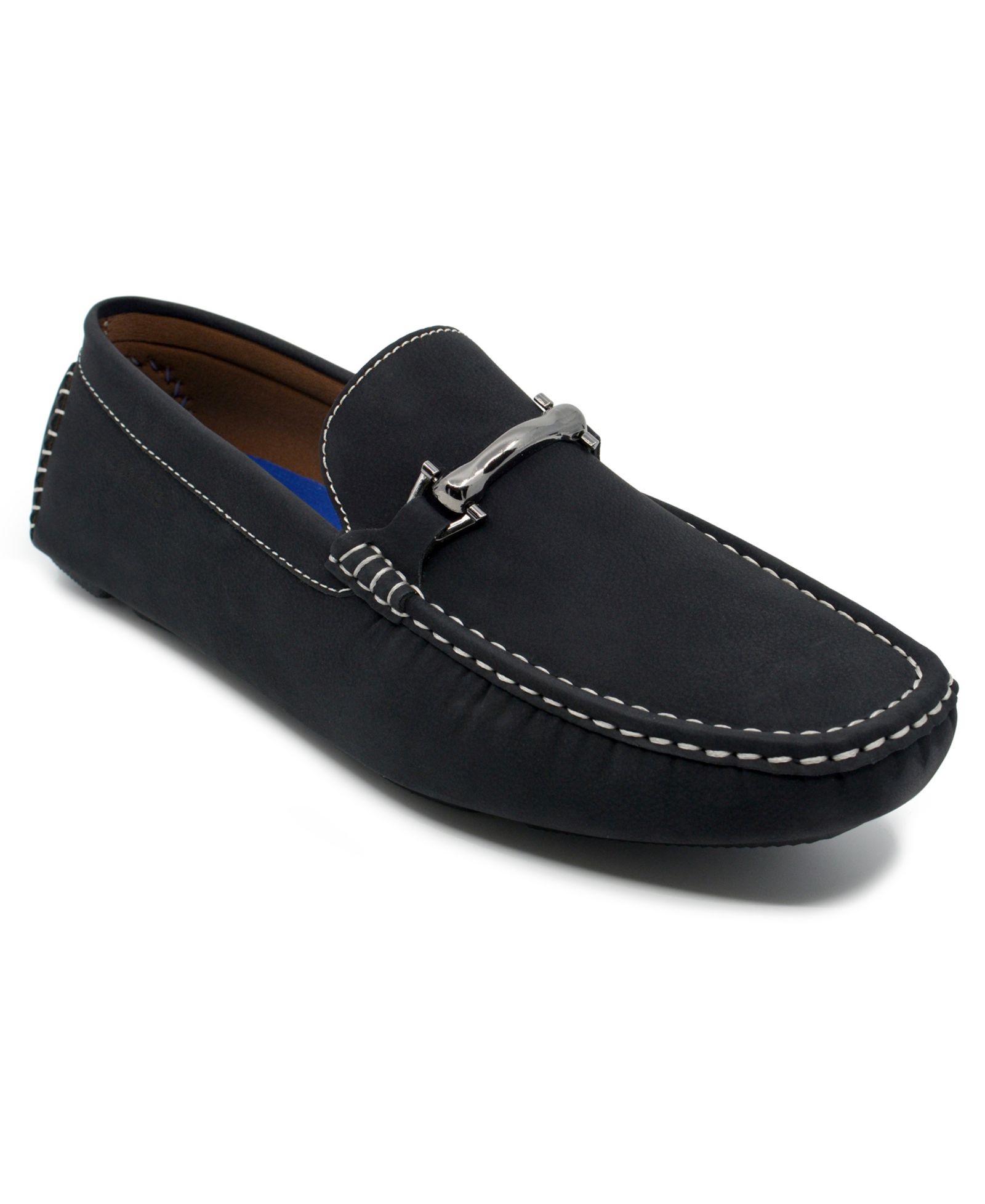 Akademiks Men's Weston Slip-On Buckle Loafers