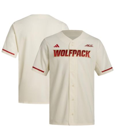 Adidas Men's Cream NC State Wolfpack Replica Baseball Jersey
