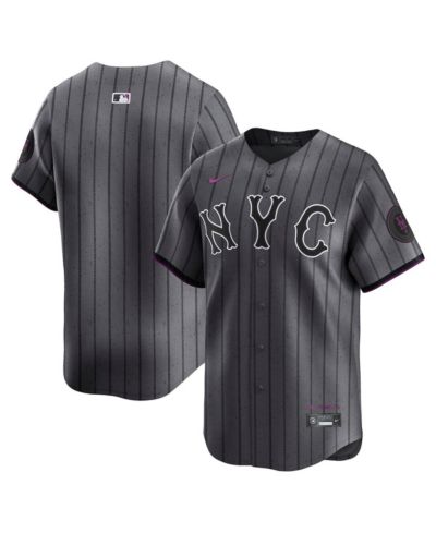 Мужская джерси Nike Gray New York Mets City Connect Limited