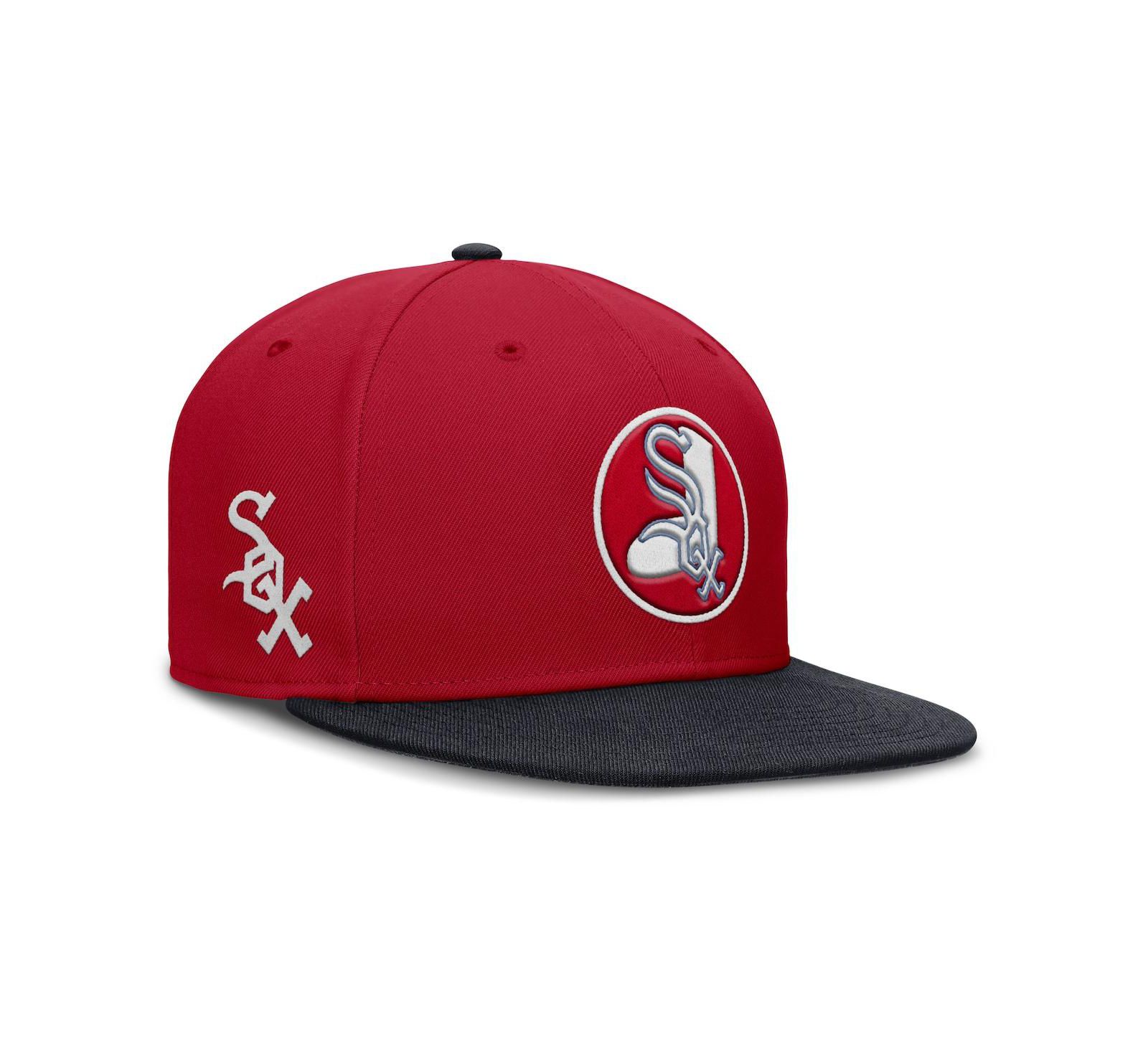 Мужская кепка Nike Chicago White Sox Red Performance Fitted