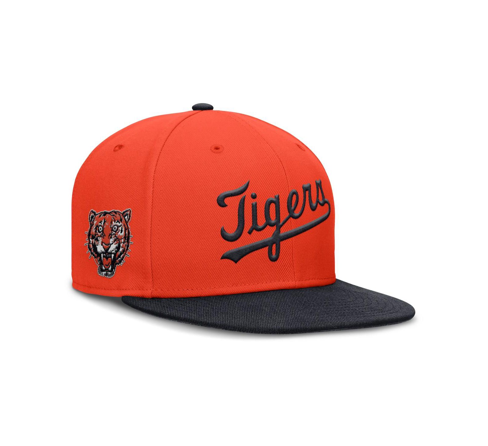 Кепка Nike Men's Orange Detroit Tigers True Performance Fitted