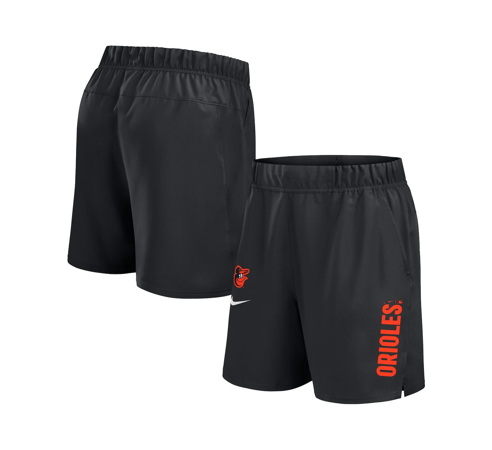 Nike Men's Black Baltimore Orioles Woven Victory Performance Shorts