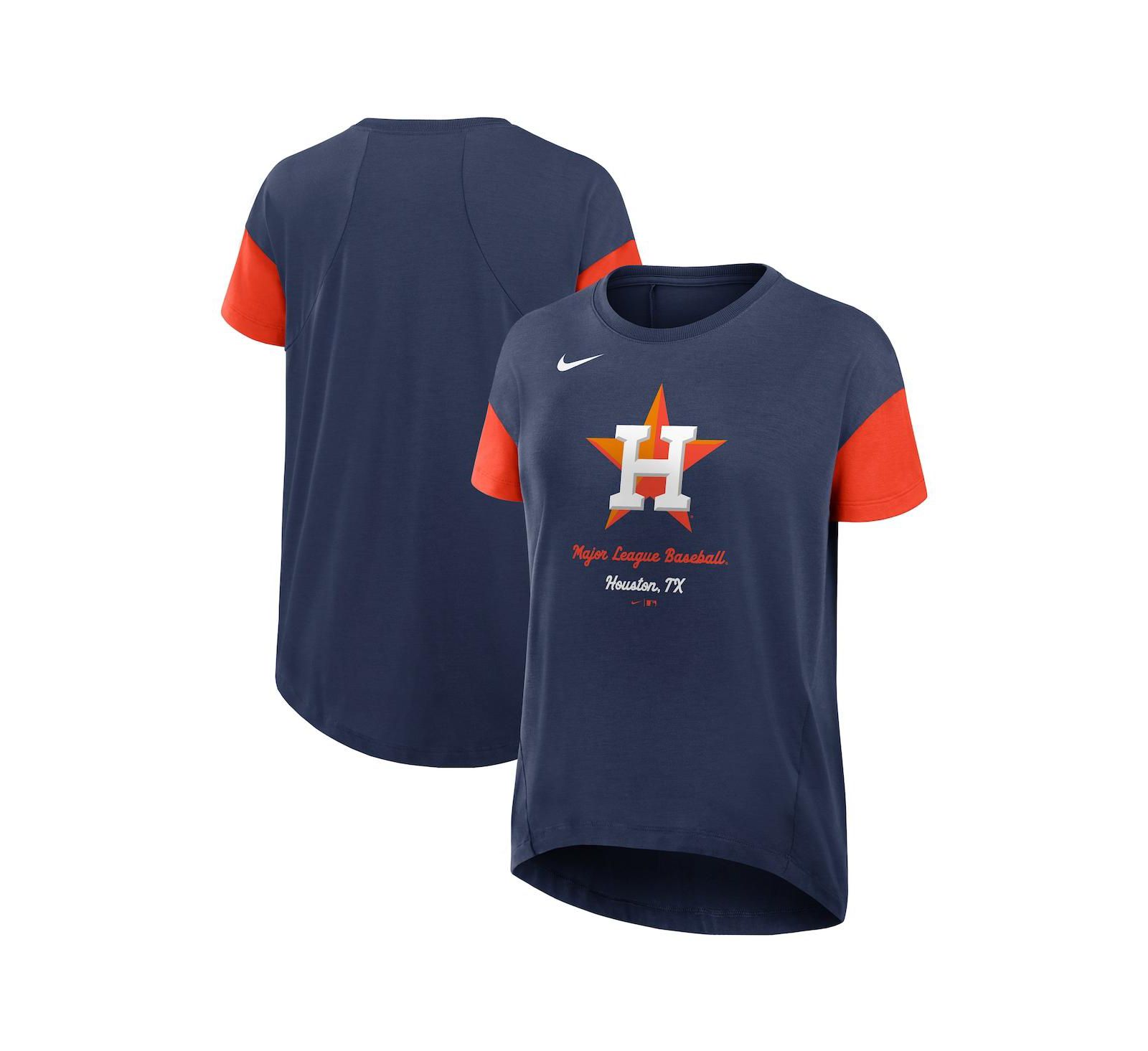 Nike Women's Navy Houston Astros Flowy Fashion T-Shirt