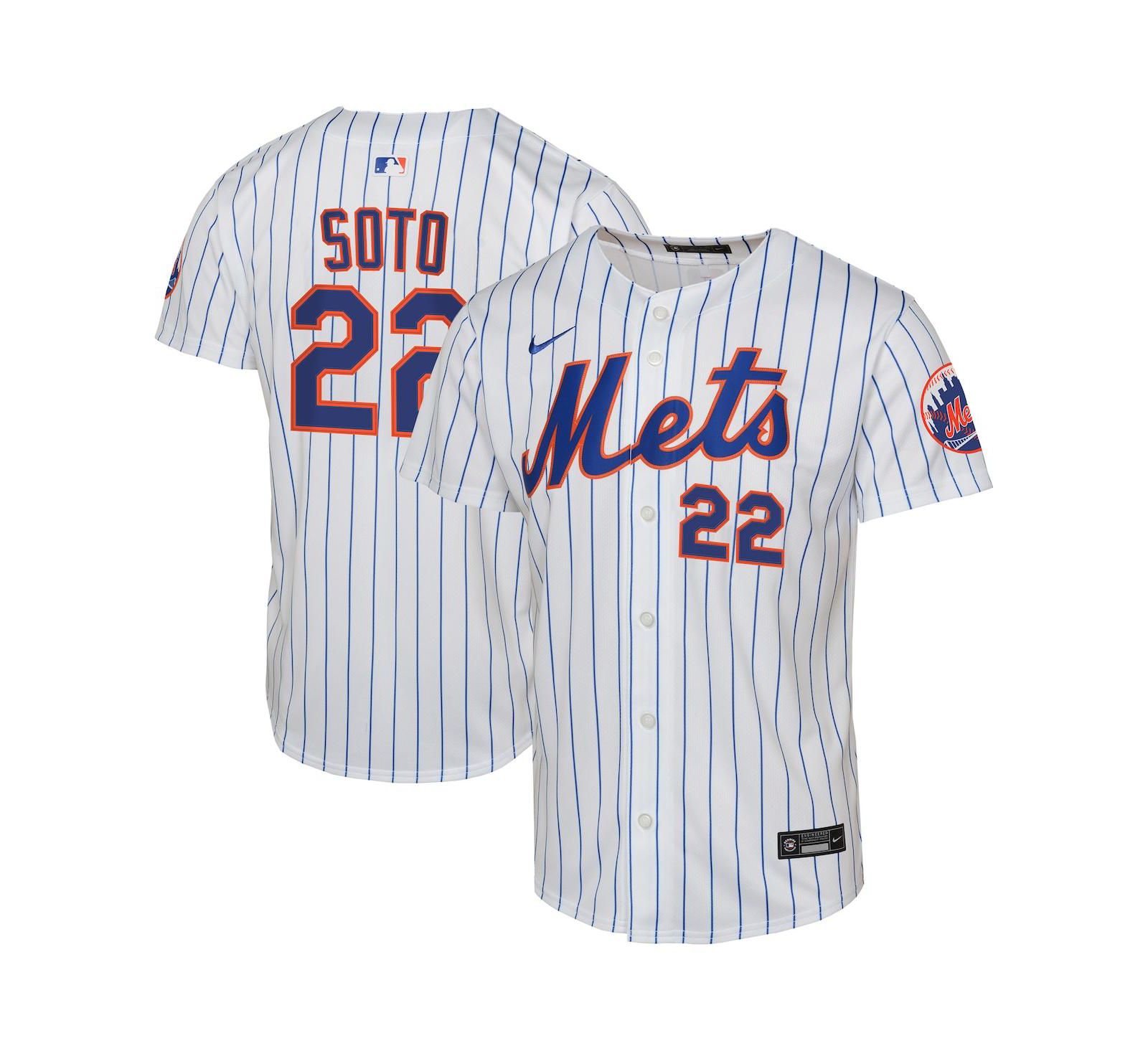 Детская джерси Nike Juan Soto White New York Mets Home Limited Player