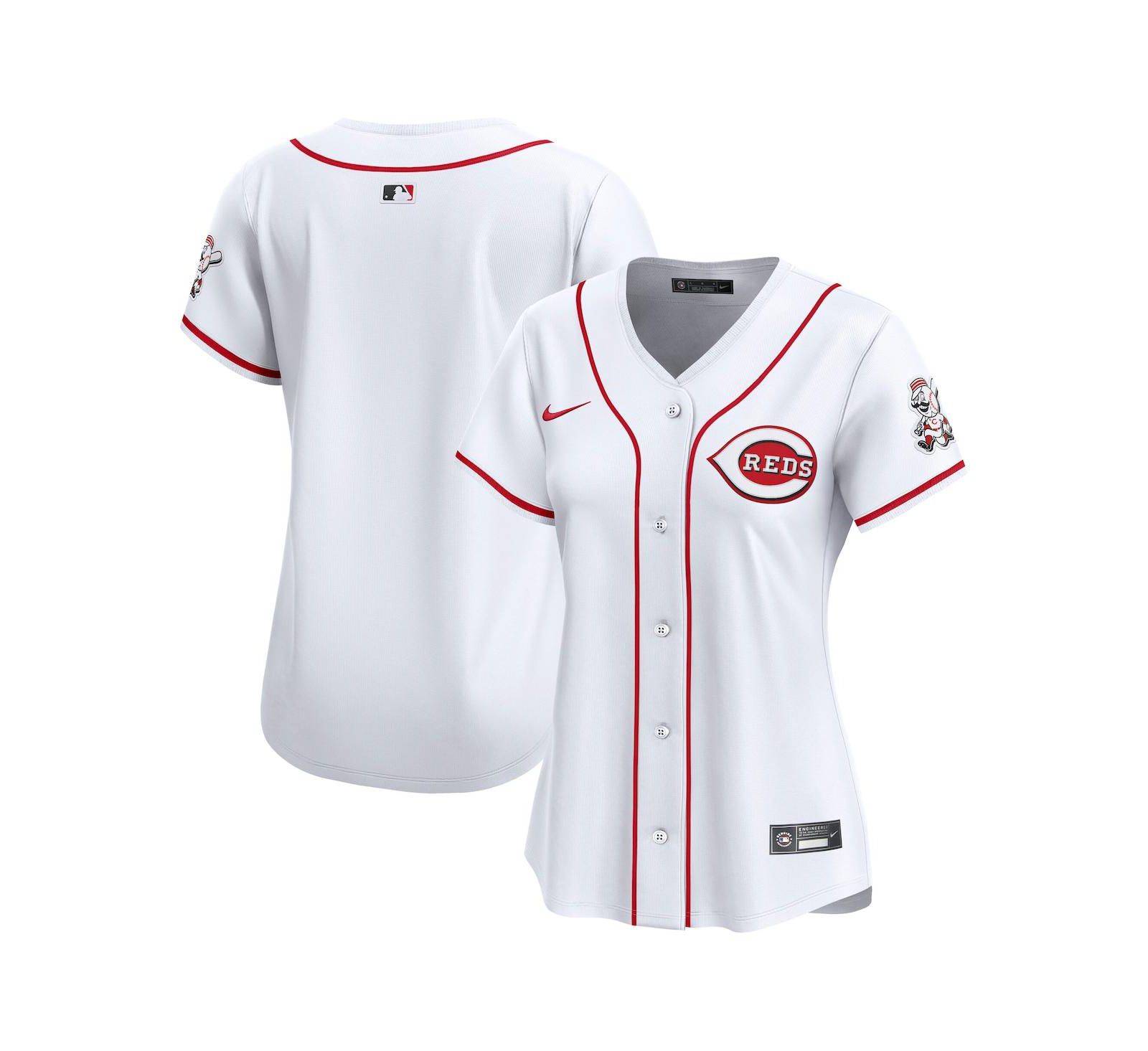 Женская лимитированная джерси Nike White Cincinnati Reds Home