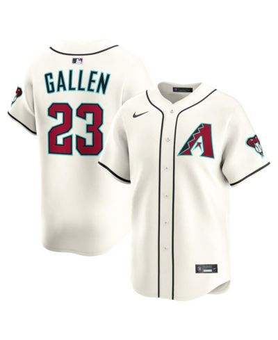 Nike Мужская джерси Nike Zac Gallen Cream Arizona Diamondbacks Alternate Limited Player