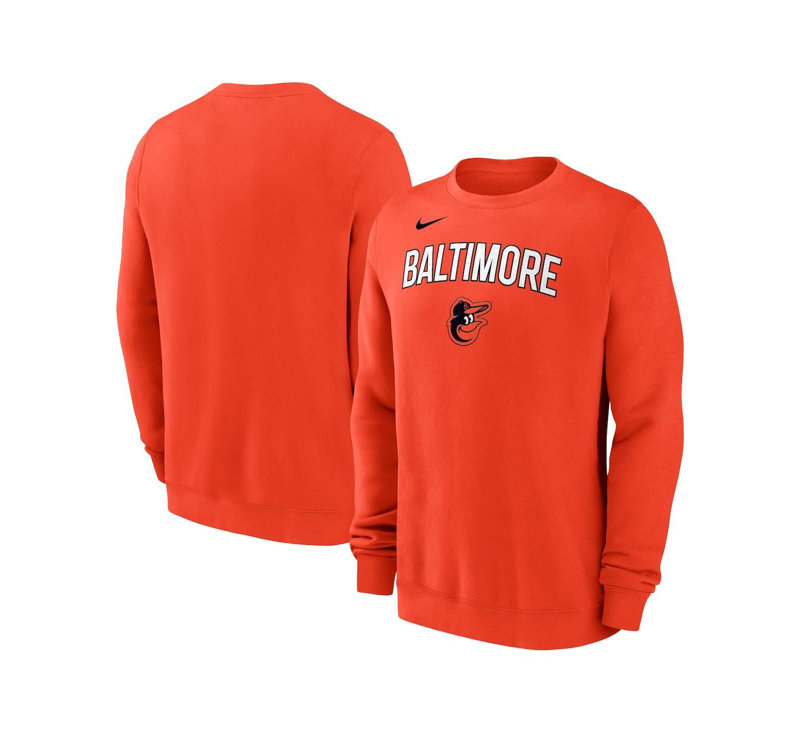 Nike Мужская толстовка Baltimore Orioles Pullover Sweatshirt Orange