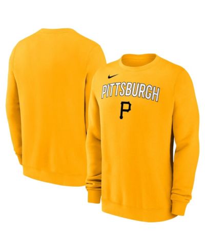 Nike Мужская золотая толстовка Pittsburgh Pirates Pullover