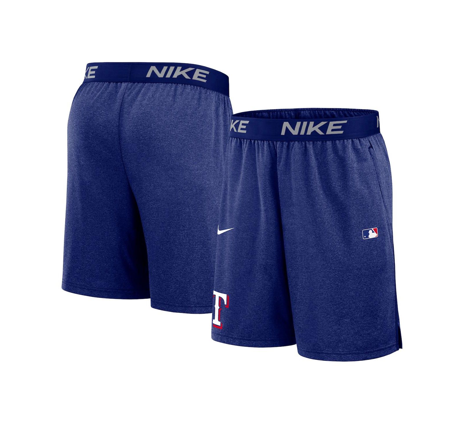Nike Men's Royal Texas Rangers Authentic Collection Performance Knit Shorts