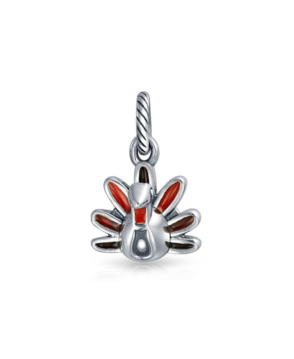 Bling Jewelry Подвеска-шарм Sterling Silver Thanksgiving Turkey