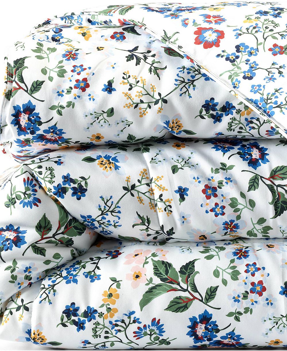 Lands' End 400 Thread Count Premium Supima Cotton No Iron Sateen Comforter
