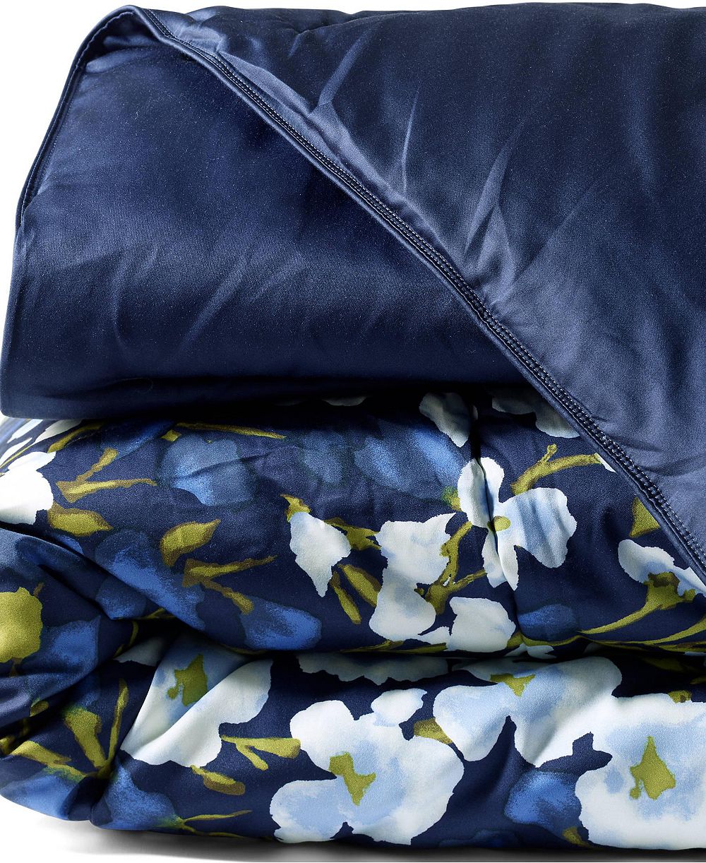 Lands' End 400 Thread Count Premium Supima Cotton No Iron Sateen Comforter