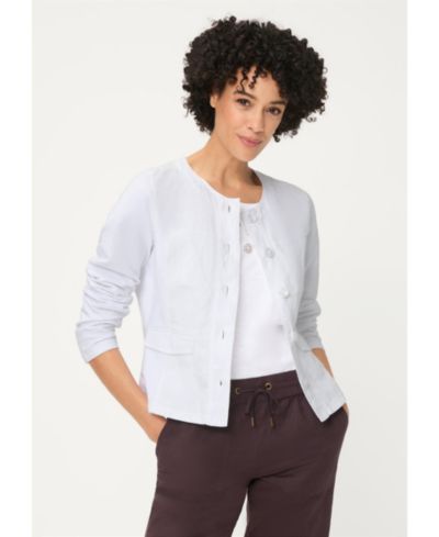 Olsen Women's Mixed Media Jacket