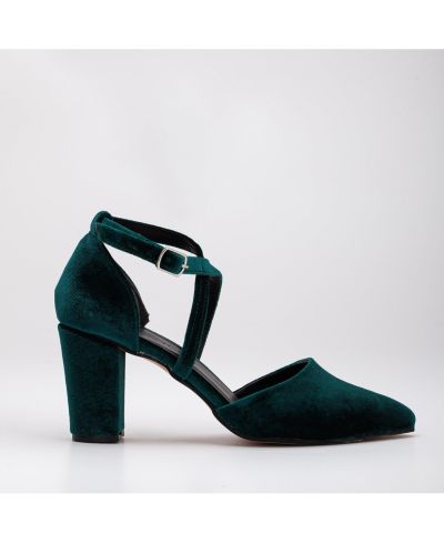 Садовые босоножки Sina Criss Cross High Block Heels